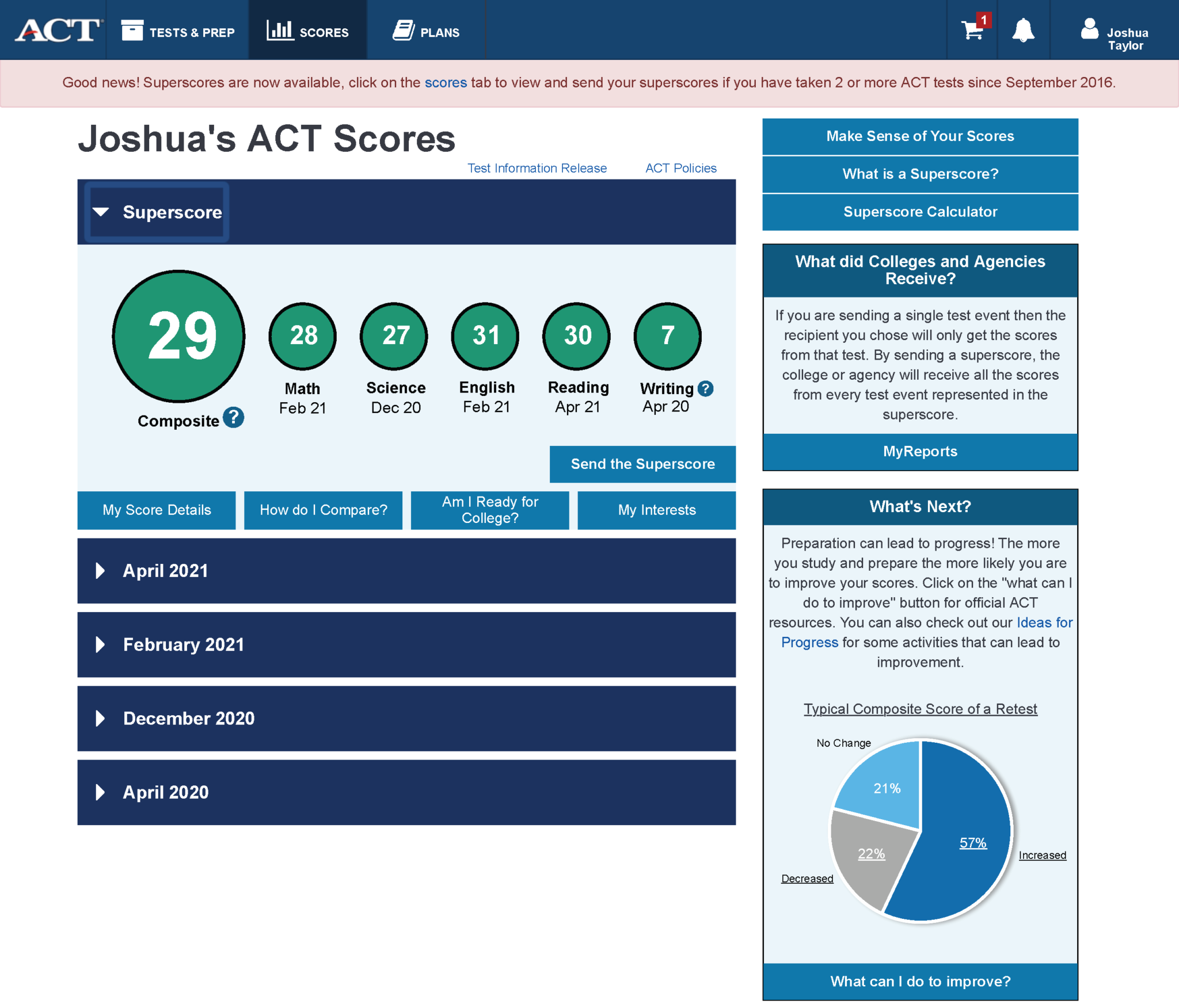 The Complete Guide to ACT Superscoring