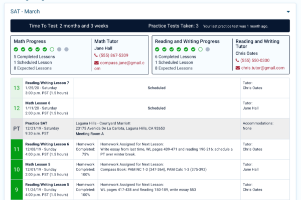 Tutoring Program Tracker