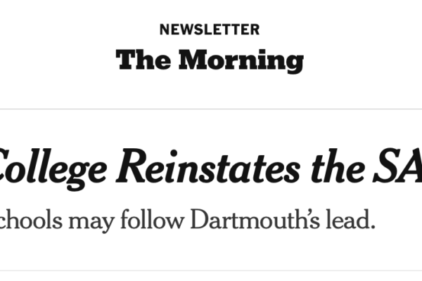 NYT - Dartmouth Reinstatement
